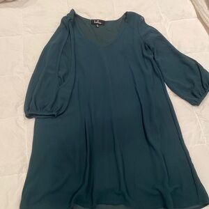 Dark Green Lulu’s Mini Dress